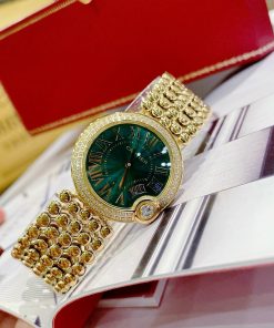 Đồng hồ Cartier Ballon Bleu nữ màu vàng gold Fake giá rẻ 32mm