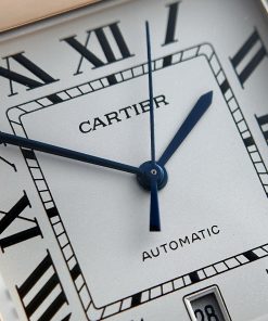 Đồng hồ Cartier Santos de Cartier Rep 11 màu vàng hồng BV Factory 39 (9)