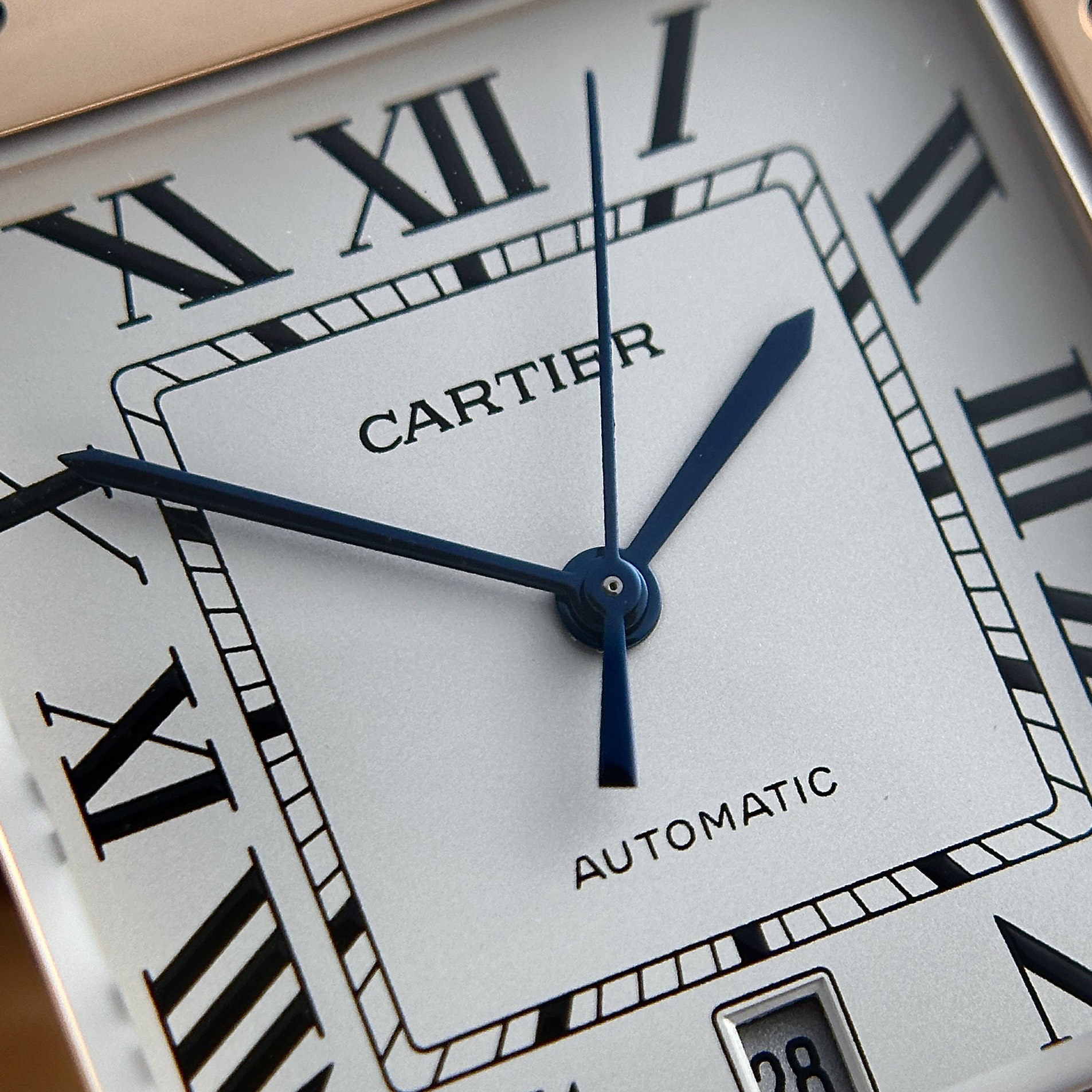 Đồng hồ Cartier Santos de Cartier Rep 11 màu vàng hồng BV Factory 39 (3) Đồng hồ Cartier Santos de Cartier Rep 11 màu vàng hồng BV Factory 39 (9)