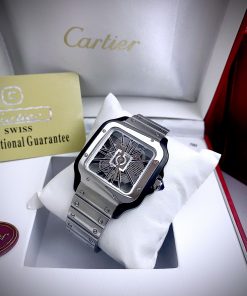 Đồng hồ Cartier Santos nam máy Quartz Nhật Super Fake 38mm