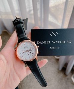 Đồng hồ Daniel Wellington Iconi Chrograph nam mặt trắng Super Fake 42mm