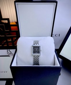 Đồng hồ Gucci G-Frame nữ dây kim loại Like auth 20x27mm
