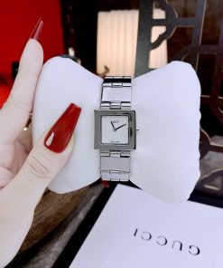 Đồng hồ Gucci Ladies 600L nữ mặt trắng Like auth 23mm