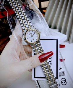 Đòng hồ Gucci Lady nữ dây kim loại Like auth 32mm