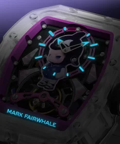 Đồng hồ Mark Fairwhale nam 6780 chính hãng cơ lộ máy vỏ trong suốt 42mm (1)