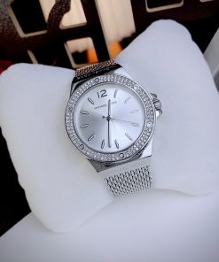 Đồng hồ Michael Kors Lenox Three-Hand Mesh nữ dây kim loại Mk7335 Like auth 37mm
