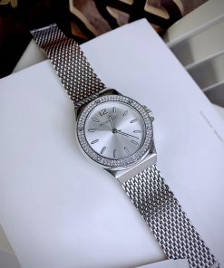 Đồng hồ Michael Kors Lenox Three-Hand Mesh nữ dây kim loại Mk7335 Like auth 37mm