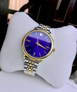 Đồng hồ Movado nữ mặt màu tím Super Fake 34mm