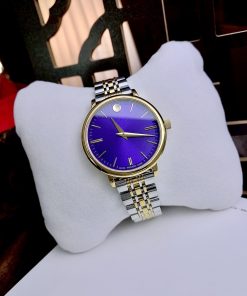 Đồng hồ Movado nữ mặt màu tím Super Fake 34mm
