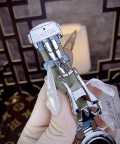 Đồng hồ Omega Deville nữ mặt xà cừ Fake giá rẻ 34mm