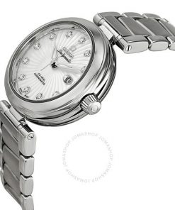 Đồng hồ Omega Ladymatic nữ mặt trắng Super Fake giá rẻ 34mm