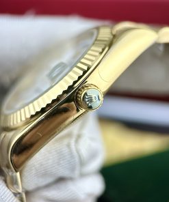 Đồng hồ Rolex Day-Date nam cọc số La Mã máy cơ Nhật Fake giá Rẻ 40mm