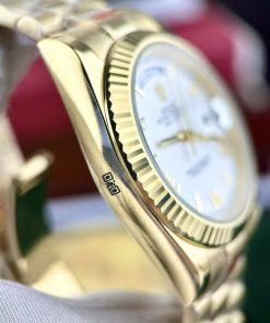 Đồng hồ Rolex Day-Date nam cọc số La Mã máy cơ Nhật Fake giá Rẻ 40mm