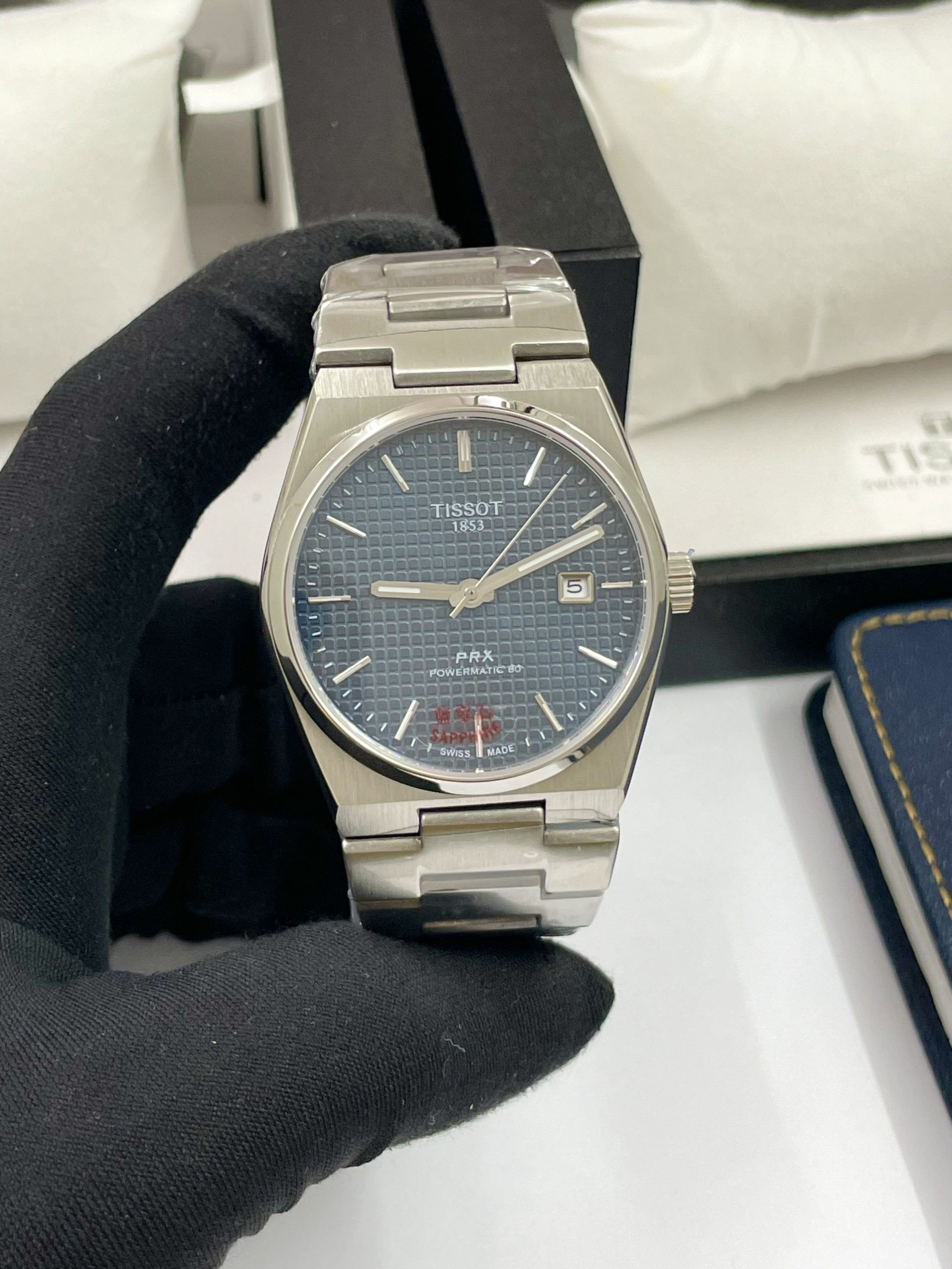 Đồng hồ TissĐồng hồ Tissot Prx nam mặt xanh Fake cao cấp 40mmot Prx nam mặt xanh Fake cao cấp 40mm (2) Đồng hồ Tissot Prx nam mặt xanh Fake cao cấp 40mm