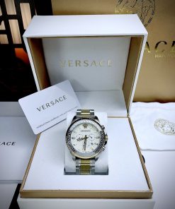 Đồng hồ Versace ChronoGarapgh nam dây kim loại Like auth 45mm