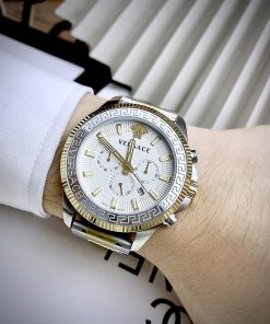 Đồng hồ Versace ChronoGarapgh nam dây kim loại Like auth 45mm
