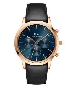 Đồng hồ nam Daniel Wellington Iconic Chrogarph mặt xanh lá Fake giá rẻ 42mm