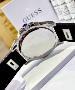 Đồng hồ nam Guess dây cao su đính đá GW0537G1 Like auth 48mm