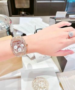 Đồng hồ nữ Guess Rose Gold Slicone White GW0105L3 Like auth 38mm