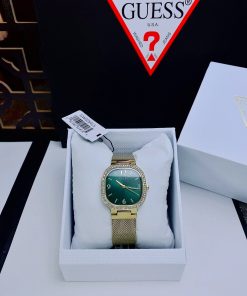 Đồng hồ nữ Guess Tapestry Lady GW0354L5 mặt xanh lá Like auth 32mm