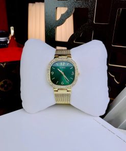 Đồng hồ nữ Guess Tapestry Lady GW0354L5 mặt xanh lá Like auth 32mm