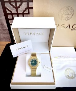 Đồng hồ nữ Versace Greca Chic màu Vàng Gold Like auth 36mm