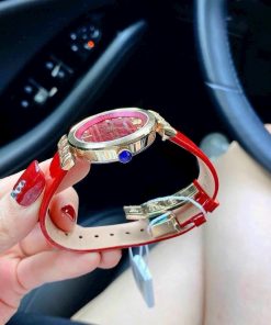 Đồng hồ nữ Versace Meander màu đỏ Like auth 34mm