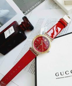 Đồng hồ nữ Versace Meander màu đỏ Like auth 34mm