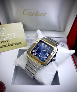 Đồng hồ Cartier Santos nam máy cơ Nhật Fake giá rẻ 40mm