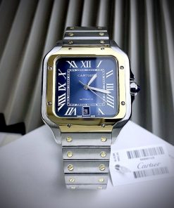 Đồng hồ Cartier Santos nam máy cơ Nhật Fake giá rẻ 40mm