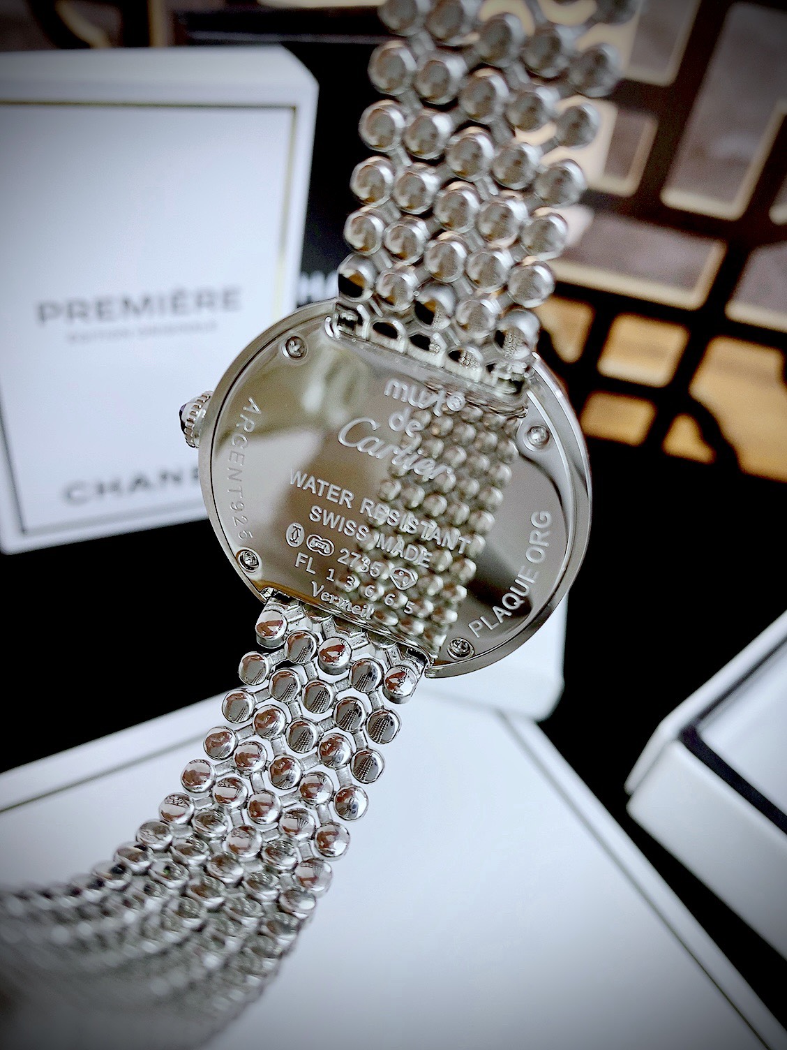 Đồng hồ Cartier Trinity nữ dây kim loại Fake cao cấp 35mm (1) Đồng hồ Cartier Trinity nữ dây kim loại Fake cao cấp 35mm