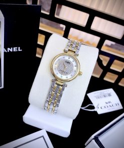 Đồng hồ Coach Two-Toned nữ dây kim loại sang chảnh Like auth 26mm