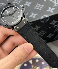 Đồng hồ Hublot chế tác Classic Fusion Ceramic mặt carbon nhà máy JJZ 42mm (2)