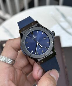 Đồng hồ Hublot chế tác Classic Fusion Ceramic màu xanh nhà máy JJZ (1)