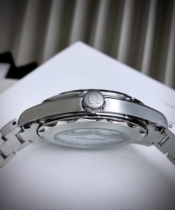 Đồng hồ Omega Aqua Terra Chronometer nam màu xanh Blue Super Fake 41mm