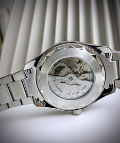 Đồng hồ Omega Aqua Terra Chronometer nam màu xanh Blue Super Fake 41mm