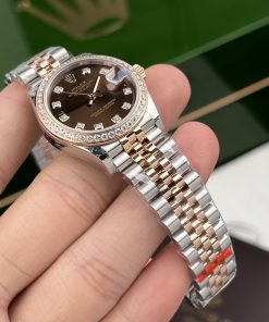 Đồng hồ Rolex Datejust Fake 11 mặt số Chocolate EW Factory 31mm (1)