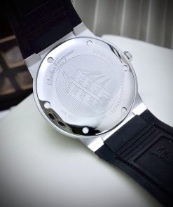 Đồng hồ Salavatore Ferragamo F-80 nam dây da Fake cao cấp 40mm