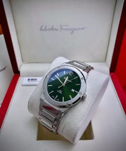 Đồng hồ Salavatore Ferragamo F-80 nam dây kim loại Super Fake 40mm