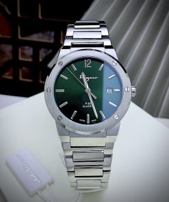 Đồng hồ Salavatore Ferragamo F-80 nam dây kim loại Super Fake 40mm