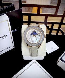 Đồng hồ Swarovski Octea Lux Moon nữ dây da Like Auth 38mm