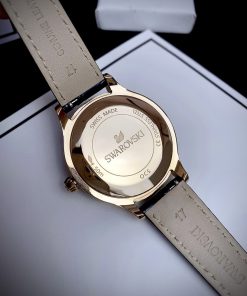 Đồng hồ Swarovski Octea Lux Moon nữ mặt đen Like Auth 38mm