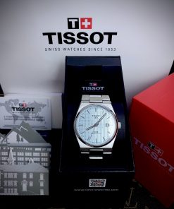 Đồng hồ Tissot Prx T137.410.11.041.00 nam mặt xanh Ice Super Fake 40mm