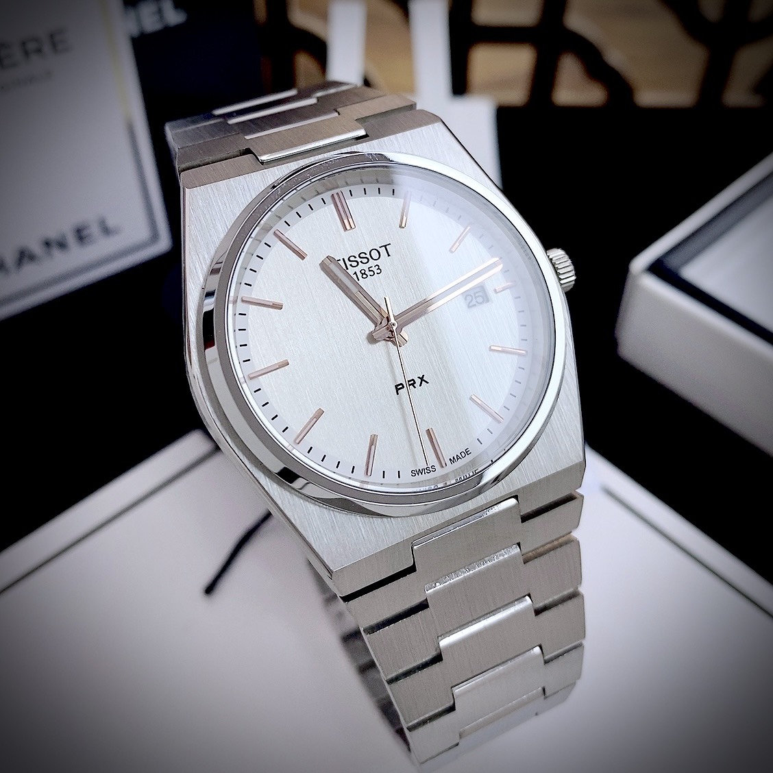 Đồng hồ Tissot Prx T137.410.11.041.00 nam máy Quartz Nhật Fake giá rẻ 40mm (3) Đồng hồ Tissot Prx T137.410.11.041.00 nam máy Quartz Nhật Fake giá rẻ 40mm