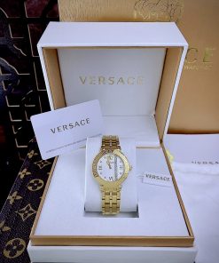 Đồng hồ Versace Greca Icon nữ màu Vàng Gold Like auth 36mm