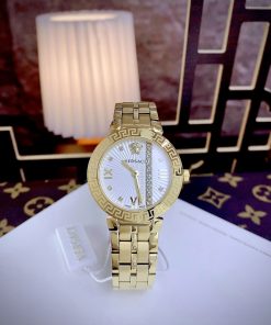 Đồng hồ Versace Greca Icon nữ màu Vàng Gold Like auth 36mm