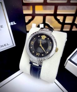 Đồng hồ Versace Greca Strap nữ dây da Like Auth 36mm