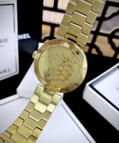 Đồng hồ Versace Ladies IDYA nữ màu Vàng Gold Like auth 35mm