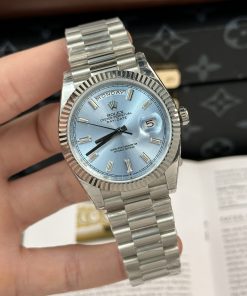Đồng Hồ Rolex Rep 1 1 Mặt Xanh Băng Nhà Máy GS Tinh Chỉnh 160 Gram 40mm (1)