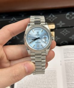 Đồng Hồ Rolex Rep 1 1 Mặt Xanh Băng Nhà Máy GS Tinh Chỉnh 160 Gram 40mm (1)